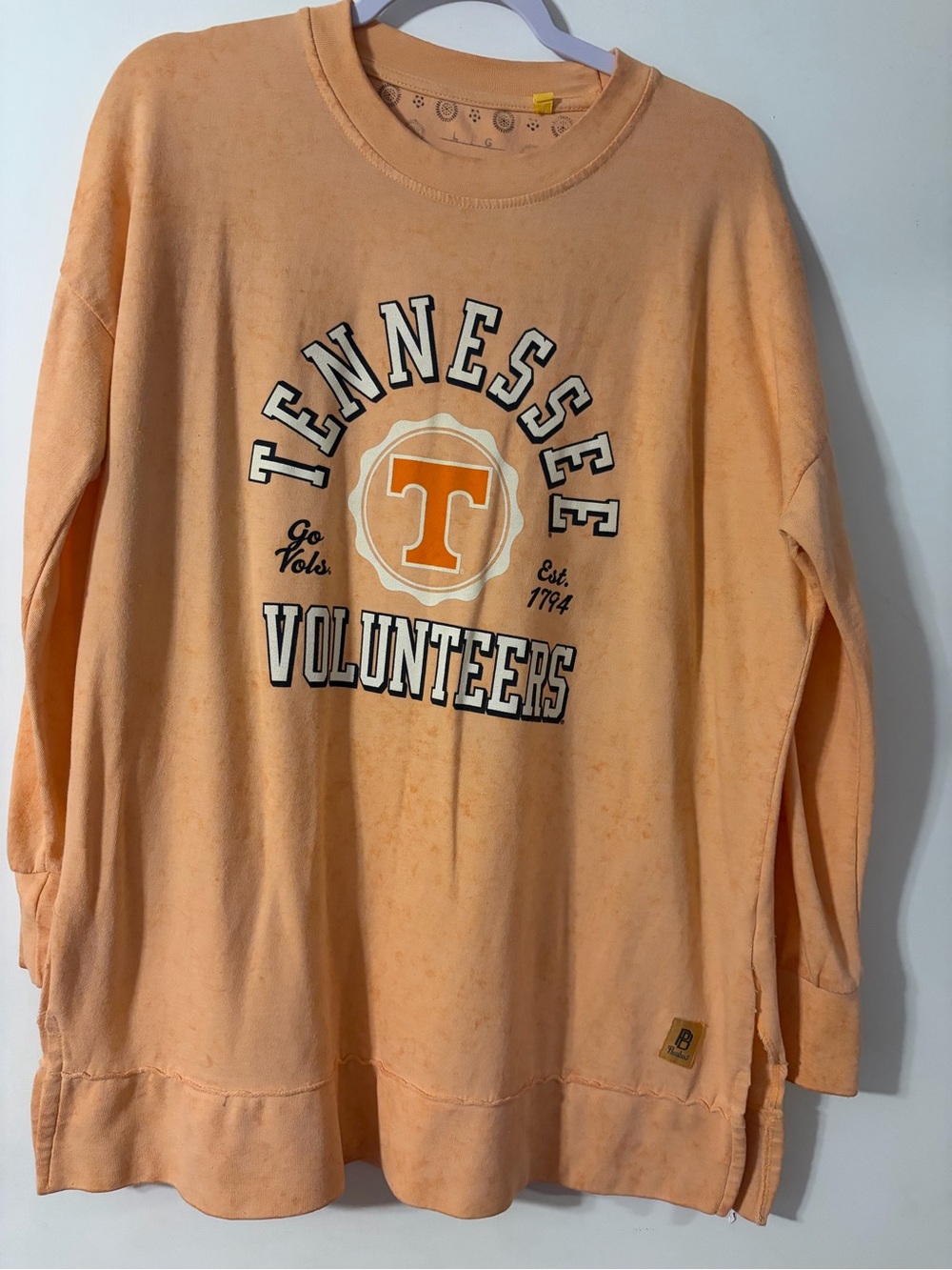 Pressbox Tennessee Volunteers Long Sleeve Sweatshirt